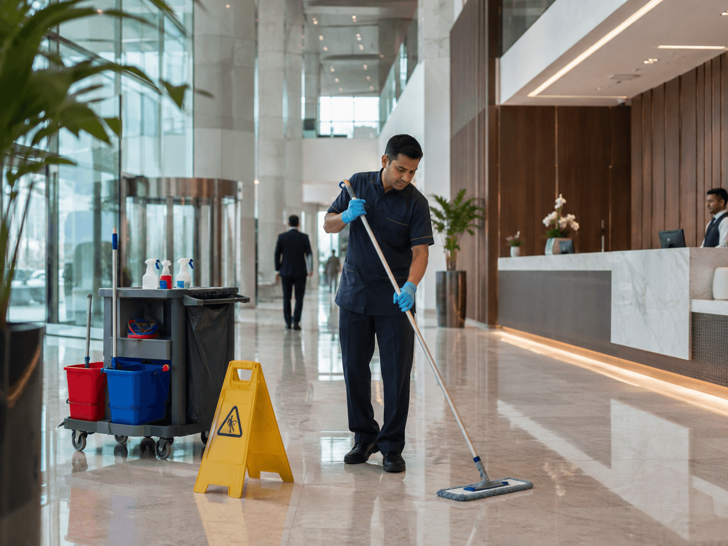 Corporate cleaning and hospitality services in Qatar