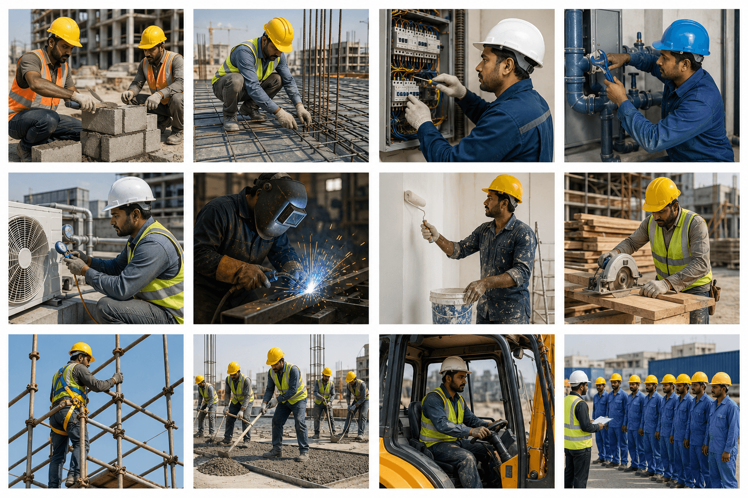 Skilled manpower workforce Qatar